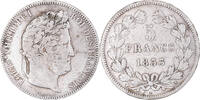 France 5 Francs Monnaie, Louis-Philippe, Perpignan, Argent -