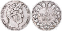 France 5 Francs Monnaie, Louis-Philippe, Paris, Argent -