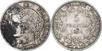 France 5 Francs Monnaie, Cérès, Paris, Argent, KM:761.1 -