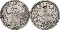 France 5 Francs Monnaie, Cérès, Bordeaux, Argent, Gadoury:742 -