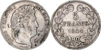 France 5 Francs Monnaie, Louis-Philippe, Rouen, Argent -