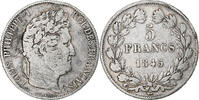 France 5 Francs Monnaie, Louis-Philippe, Lille, Argent -