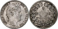 France 5 Francs Monnaie, Louis-Philippe, Strasbourg, Argent -