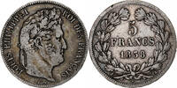France 5 Francs Monnaie, Louis-Philippe, Paris, Argent -