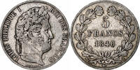 France 5 Francs Monnaie, Louis-Philippe, Paris, Argent -