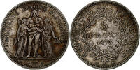 France 5 Francs Monnaie, Hercule, Paris, Argent, Gadoury:745a -