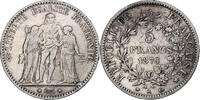 France 5 Francs Monnaie, Hercule, Paris, Argent, Gadoury:745a -