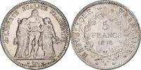 France 5 Francs Monnaie, Hercule, Paris, Argent, Gadoury:745a -
