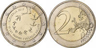 Slovénie 2 Euro 10 ans de l'Euro, Bimétallique, KM:New -