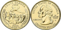 États-Unis Quarter South Dakota, U.S. Mint, Philadelphie, golden -
