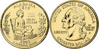 États-Unis Quarter Alabama, Philadelphie, Métal doré -