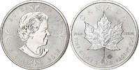 Canada 5 dollars, 1 oz Elizabeth II, Maple Leaf, Ottawa, Proof, Argent -