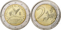 Italie 2 Euro Bimétallique, KM:New -