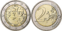 Belgique 2 Euro Albert II, Bruxelles, Bimétallique, KM:308 -