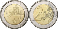 Slovénie 2 Euro Vantaa, Bimétallique, KM:100 -