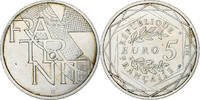 France 5 Euros Fraternité, Argent, Gadoury:EU647 -