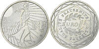 France 15 Euro Semeuse, Argent, Gadoury:2, KM:1535 -