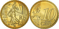 France 10 Euro Cent Paris, Laiton, KM:1410 -