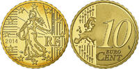 France 10 Euro Cent Laiton -