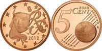 France 5 Euro Cent BU, Paris, Cuivre plaqué acier, Gadoury:3 -