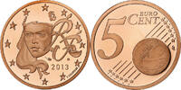France 5 Euro Cent BU, Paris, Cuivre plaqué acier, Gadoury:3 -
