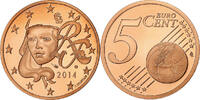France 5 Euro Cent Cuivre plaqué acier -