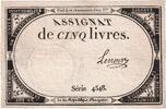 France 5 Livres 10 brumaire de l'an 2 - (31 octobre 1793), 4548 -