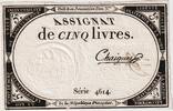 France 5 Livres 10 brumaire de l'an 2 - (31 octobre 1793), 4614 -