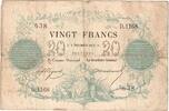 France 20 Francs Bleu, 1872-11-02, D.1168 -