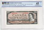 Canada 100 Dollars 1954 PCGS EF 45