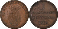 Danemark Rigsbankskilling Monnaie, Frederik VI, Cuivre, KM:688 -