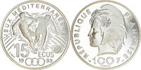 France 100 Francs-15 Ecus Monnaie, Argent, KM:1030 -