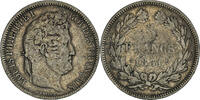 France 5 Francs Monnaie, Louis-Philippe, Paris, Argent -