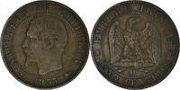 France 5 Centimes Monnaie, Napoleon III, Napoléon III, Lyon -