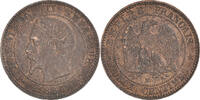 France 2 Centimes Monnaie, Napoleon III, Napoléon III, Marseille -