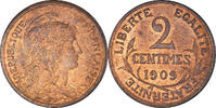 France 2 Centimes Monnaie, Dupuis, Paris, Bronze, Gadoury:107 -