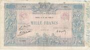 France 1000 Francs Bleu et Rose, 1926-06-16, Fayette:36.42, KM:67j -