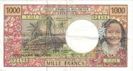 Tahiti 1000 Francs Billet, KM:27d -