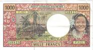 Tahiti 1000 Francs Billet, KM:27d -