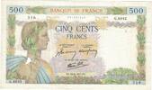 France 500 Francs La Paix, G.604, Fayette:32.35, KM:95b -