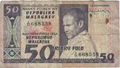 Madagascar 50 Francs = 10 Ariary Billet, KM:62a, B -