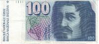 Suisse 100 Franken Billet, KM:57m -