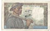 France 10 Francs Mineur, T.78, Fayette:8.11, KM:99c -