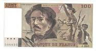 France 100 Francs Delacroix, J.260, Fayette:69ter.1a, KM:154h -