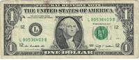 États-Unis One Dollar Billet, San Francisco, KM:4922 -