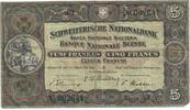 Suisse 5 Franken Billet, 1951-02-22, KM:11o -