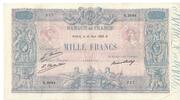 France 1000 Francs Bleu et Rose, K.2644, Fayette:36.43, KM:67k -