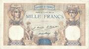 France 1000 Francs Cérès et Mercure, C.370, Fayette:37.1, KM:79a -