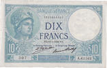 France 10 Francs Minerve, A.65162, Fayette:6.16, KM:73d -