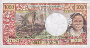 Tahiti 1000 Francs Billet, TAHITI PACIFIC STATES, KM:27c -